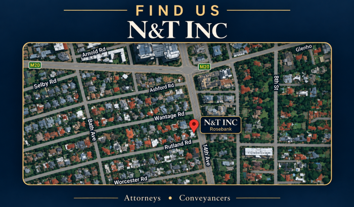 N&T INC Rosebank location map